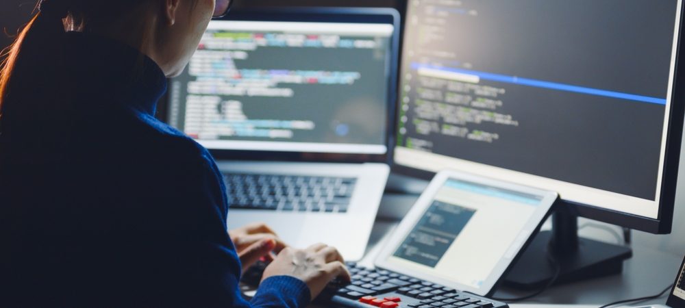 Young,Asian,Woman,,Developer,Programmer,,Software,Engineer,,It,Support,,Wearing