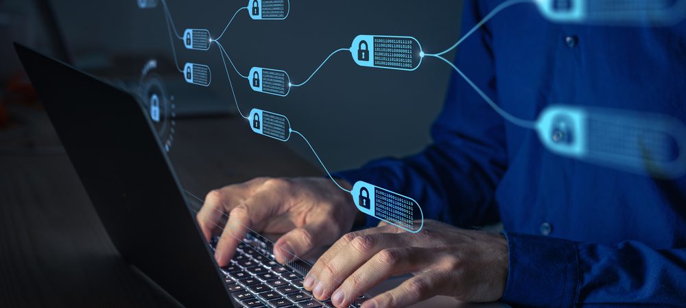 Blockchain,Financial,Technology,To,Secure,Cryptocurrencies,As,Bitcoin,For,Online